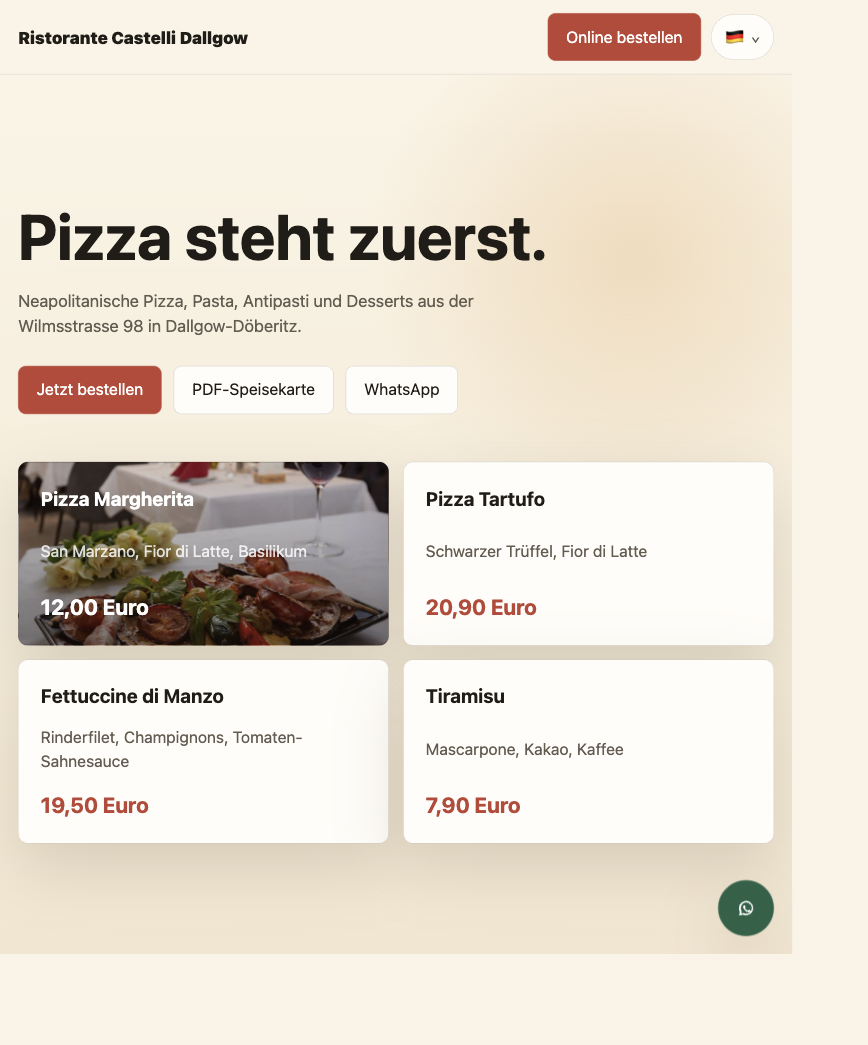 Vorschau der dritten Castelli-Ansicht